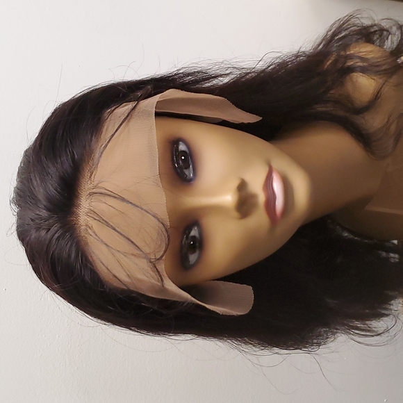 Lace front 100% Human Brazilian Hair Wig  Loose Wave 18 inch - Picture 4 of 12